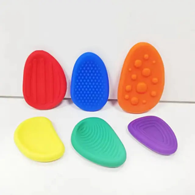 Pierre d'inquiétude sensorielle aux fruits : Fidget apaisant texturé - France Pierre d'inquiétude sensorielle aux fruits : Fidget apaisant texturé - France