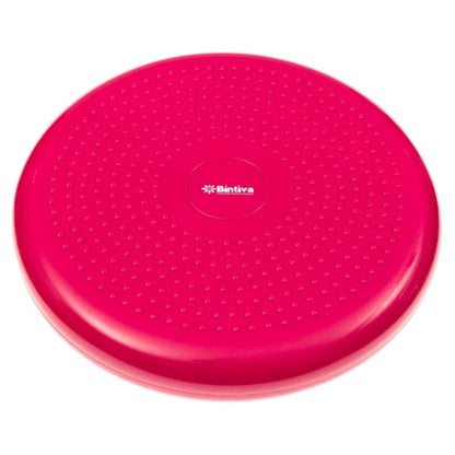 Disque d'équilibre Bintiva Rouge avec gonfleur - 33 cm