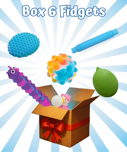 Box Fidgets Anti-Stress –  6 articles La bulle atypique