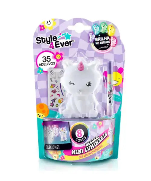 Lampe Décorative Chat Licorne DIY Lumineuse CANAL TOYS