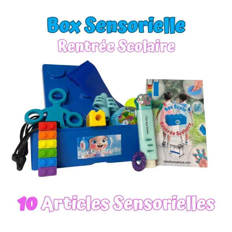 Box Sensorielle Spéciale Rentrée Scolaire – 10 Accessoires La bulle atypique