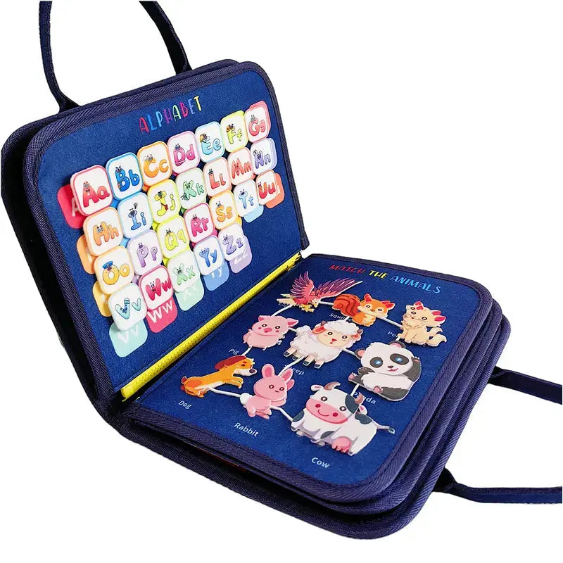 Carnet éducatif en feutre pour enfants, mode Montessori sensoriel (paquet de 10): 1 ensemble (styles à mélanger et assortir) VIGOR