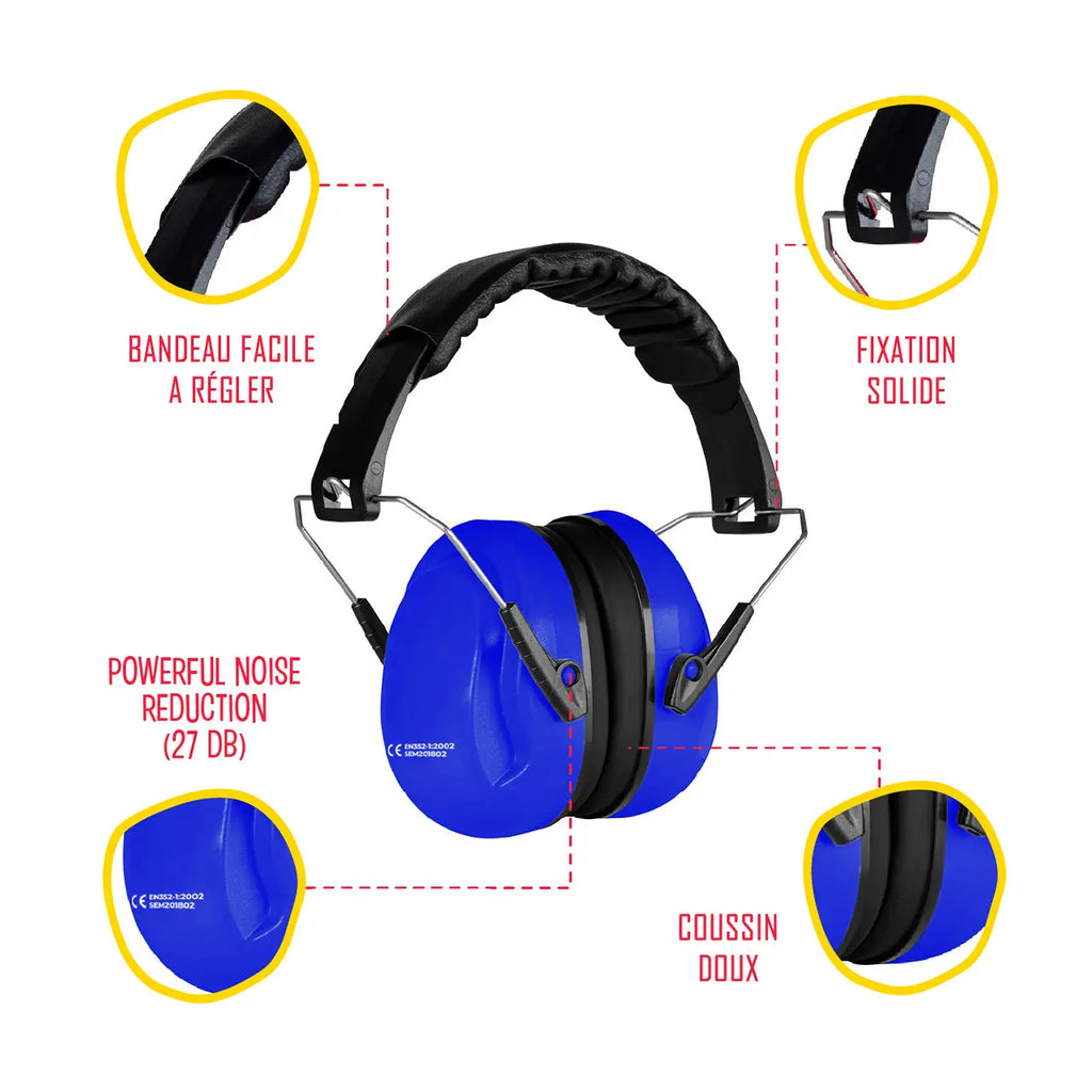 Casque antibruit pour enfants - Bleu Foncé Everyday Educate