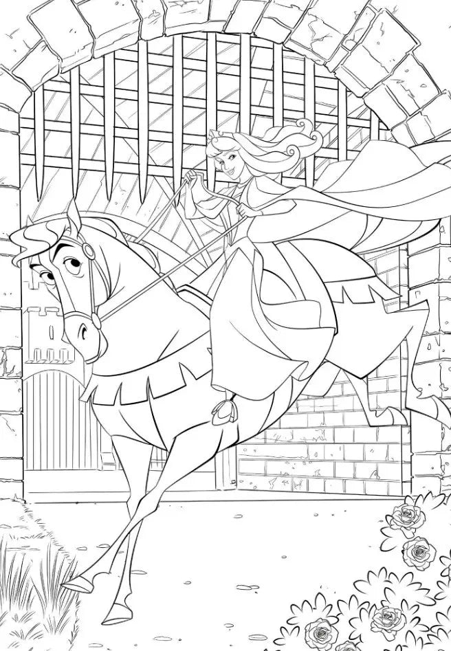 Coloriage Disney - Princesses La bulle atypique