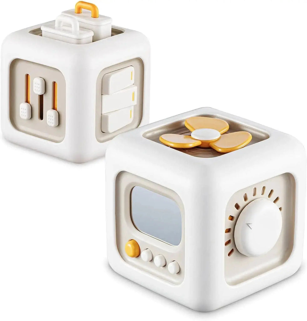 Cube d'activité occupé pour l'apprentissage des compétences motrices fines Montessori: 1 Paquet VIGOR