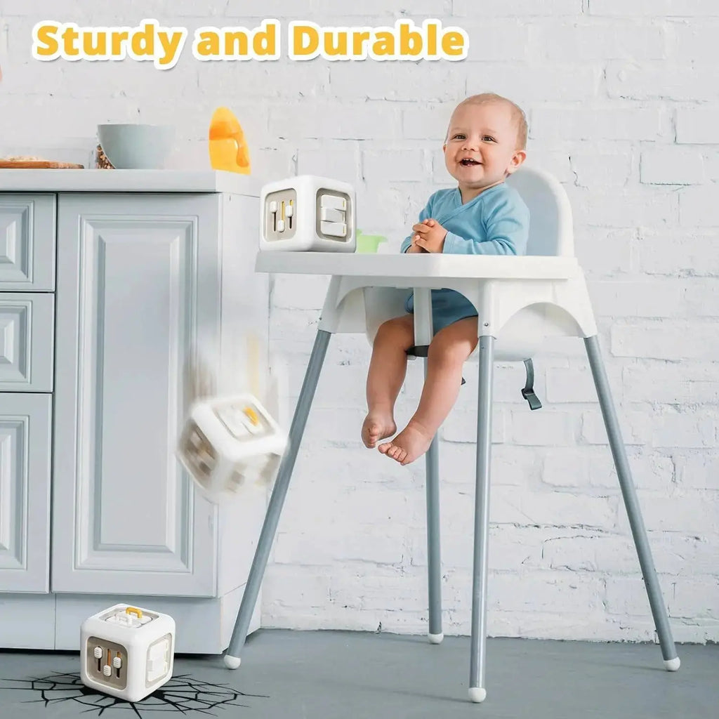 Cube d'activité occupé pour l'apprentissage des compétences motrices fines Montessori: 1 Paquet VIGOR