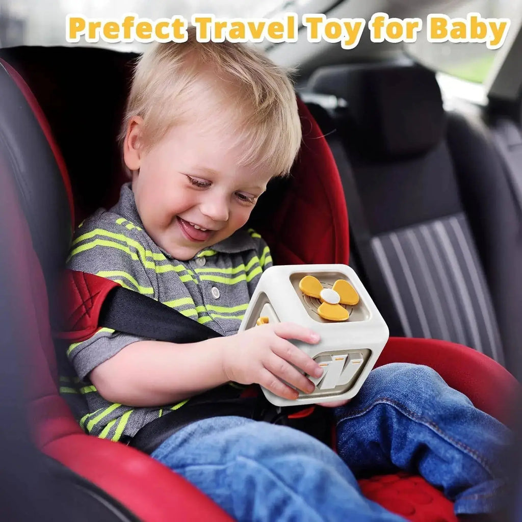 Cube d'activité occupé pour l'apprentissage des compétences motrices fines Montessori: 1 Paquet VIGOR