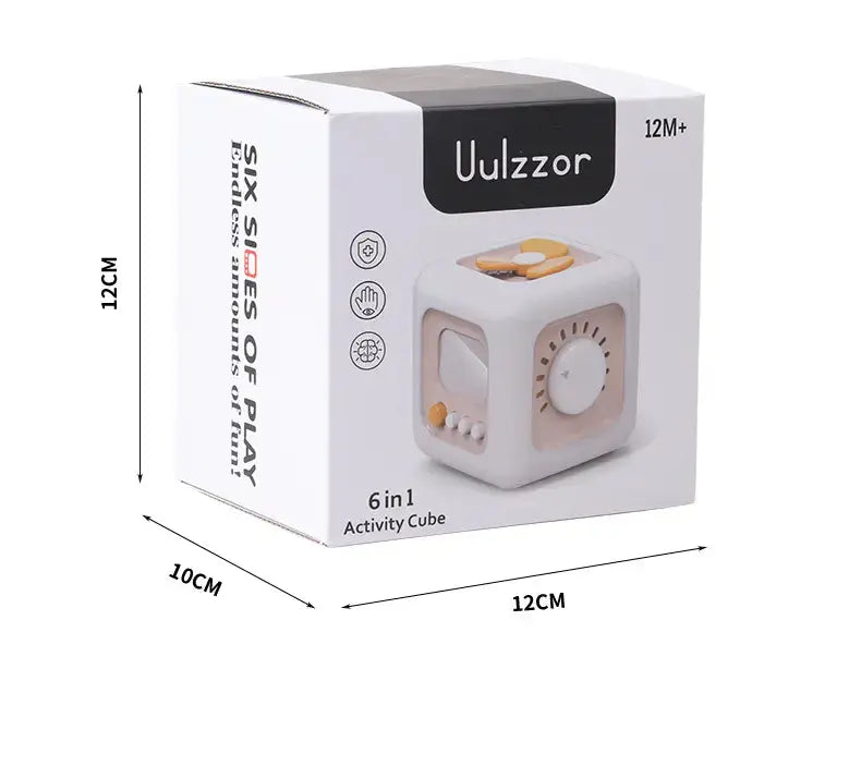 Cube d'activité occupé pour l'apprentissage des compétences motrices fines Montessori: 1 Paquet VIGOR