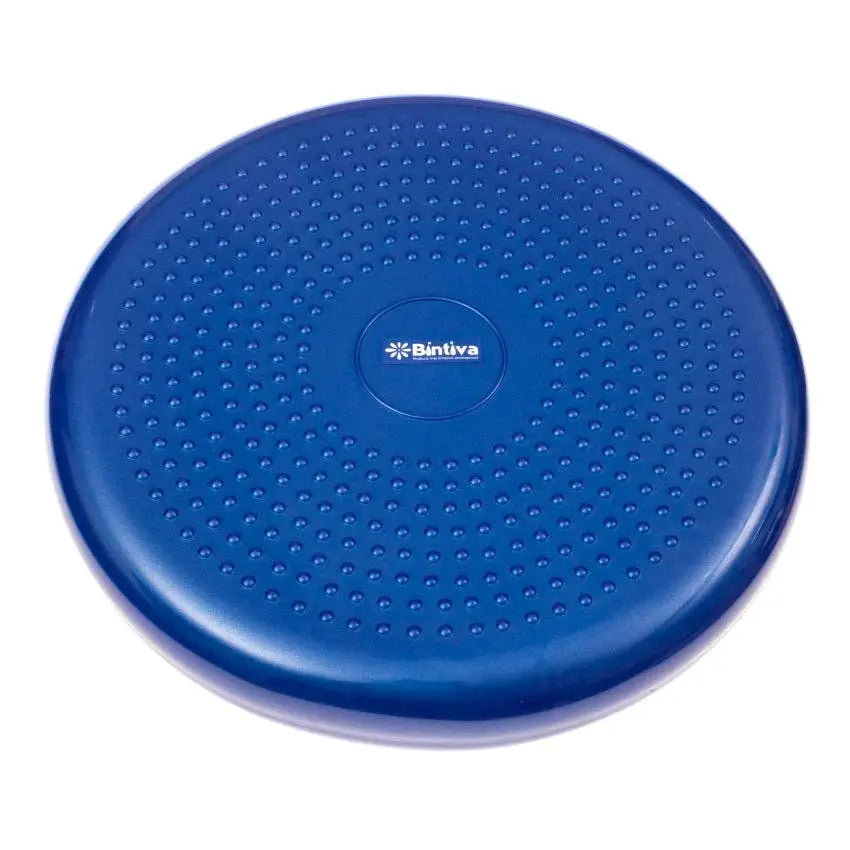 Disque d'équilibre Bintiva Bleu avec gonfleur - 33 cm Bintiva