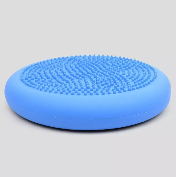 Disque d'équilibre Bleu avec gonfleur - 33 cm La bulle atypique