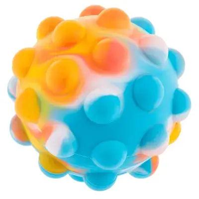 Fidget Balle Pop arc-en-ciel 7 cm Out of the blue KG