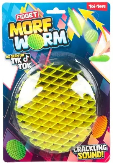 Fidget Morf Worm - Grand Format Craquant 4 couleurs fluo au choix La bulle atypique