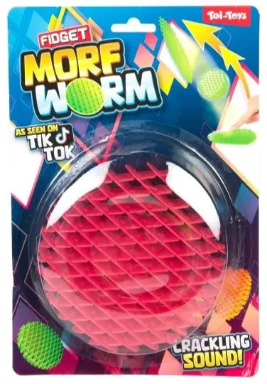 Fidget Morf Worm - Grand Format Craquant 4 couleurs fluo au choix La bulle atypique