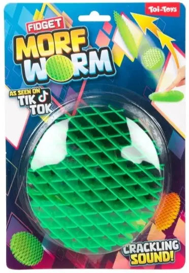 Fidget Morf Worm - Grand Format Craquant 4 couleurs fluo au choix La bulle atypique