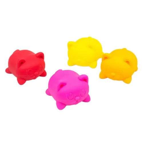 Jouet a presser Chat Squishy - Odeur de bonbon - 4 couleurs au choix OBILO