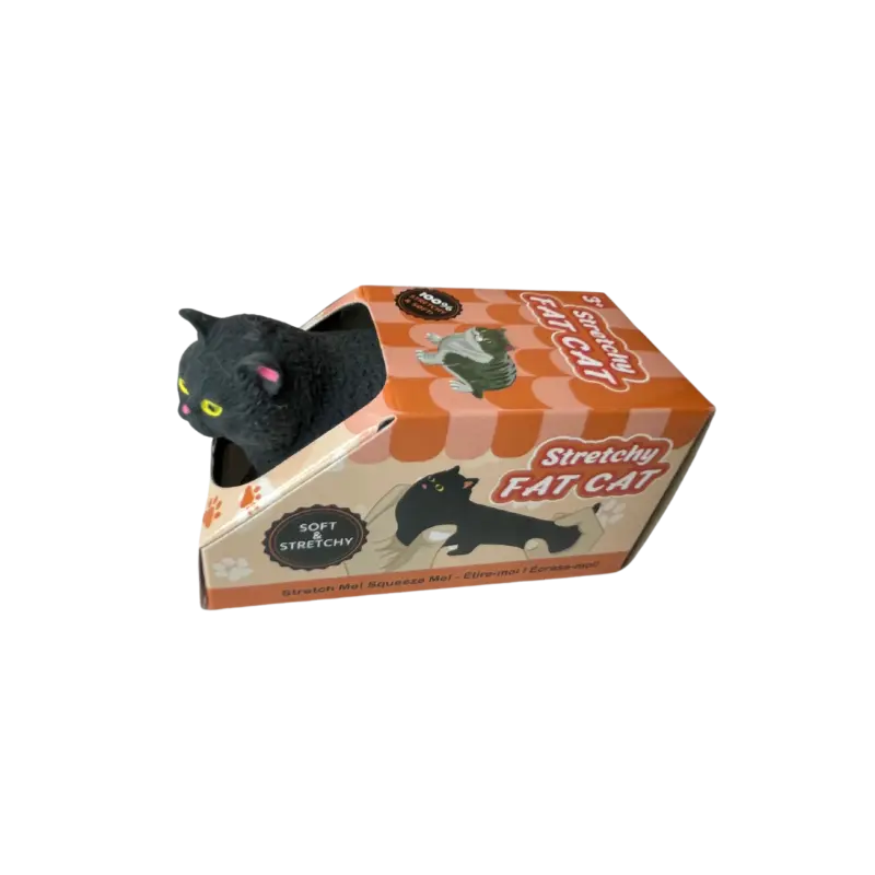 Jouet extensible sensoriel Fat Cat - 4 couleurs au choix Handee Products