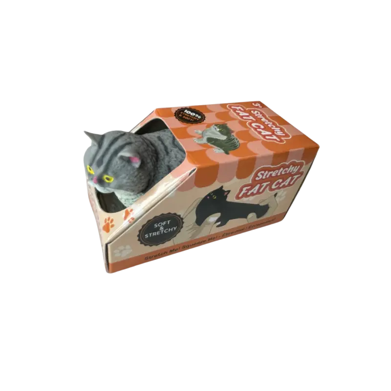 Jouet extensible sensoriel Fat Cat - 4 couleurs au choix Handee Products