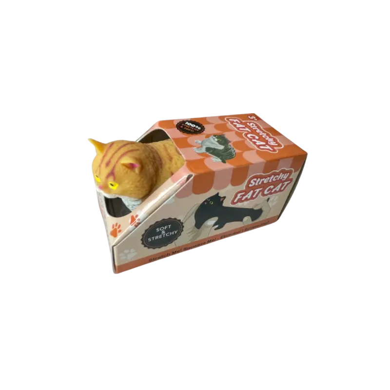 Jouet extensible sensoriel Fat Cat - 4 couleurs au choix Handee Products