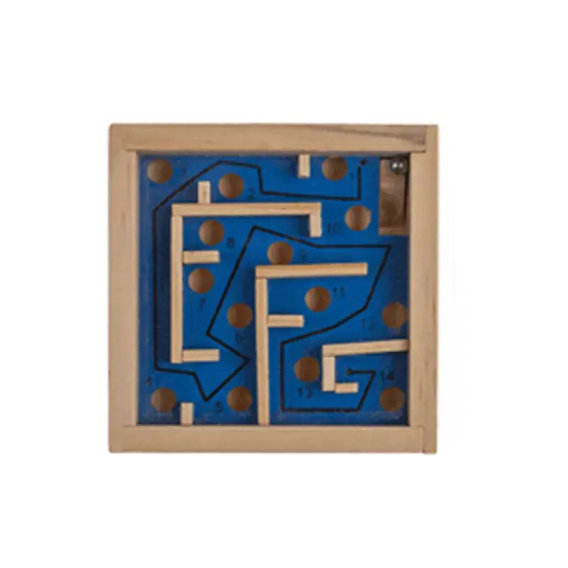 Labyrinthe en bois parcours bleu - Jeu de concentration Out of the blue KG