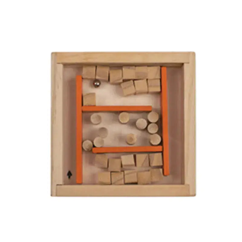 Labyrinthe en bois style étage - Jeu de concentration Out of the blue KG