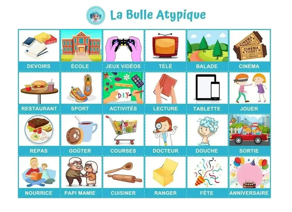 Kit routine personnalisé thème superheros - 24 pictogrammes - Kit complet personnalisé La bulle atypique