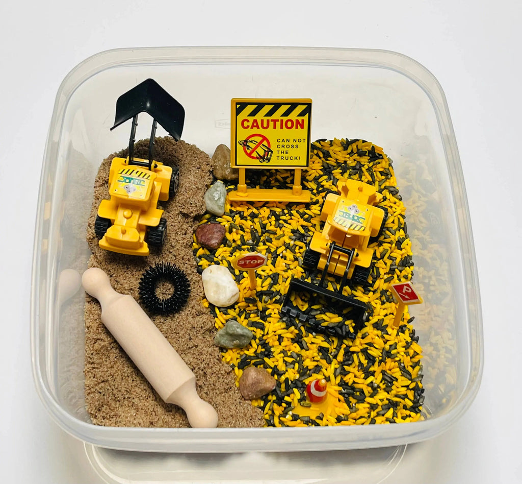 Kit de riz sensoriel et de sable cinétique pour petits constructeurs Sweetest Fidgets