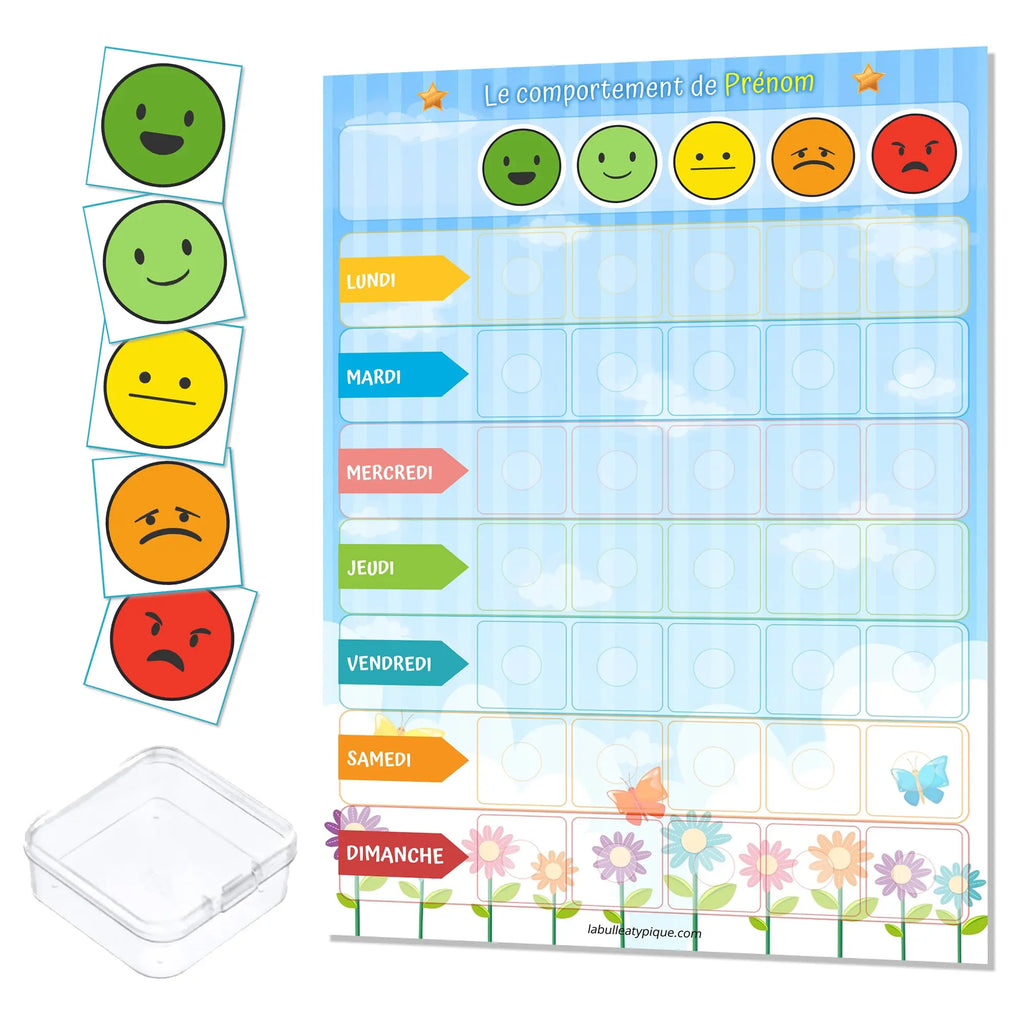 Kit semaine du comportement - 35 pictogrammes - Kit complet personnalisé La bulle atypique