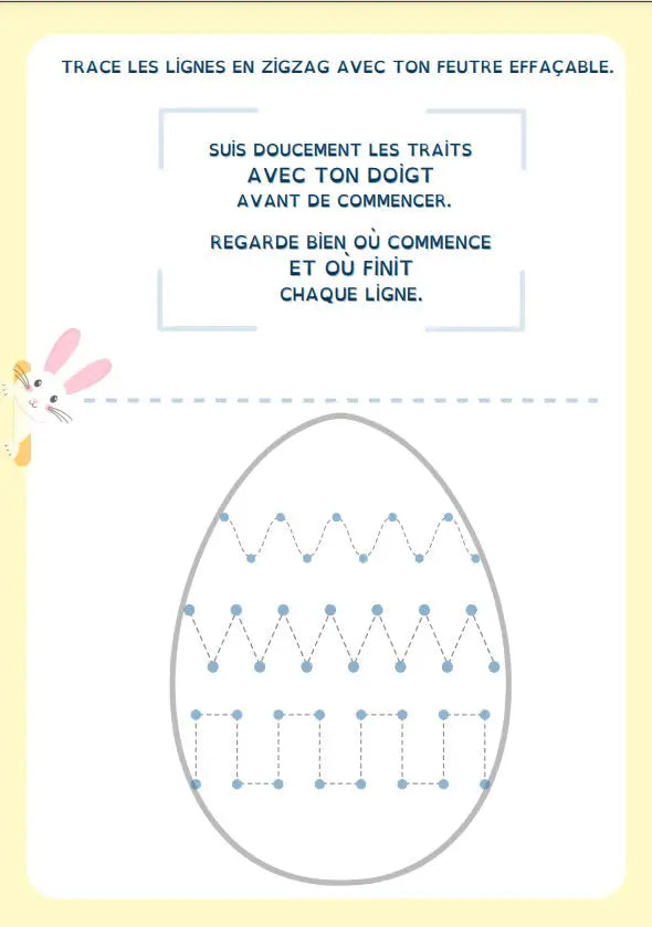 Livret d'activités Œuf de Pâques - livret plastifié 7 pages La bulle atypique