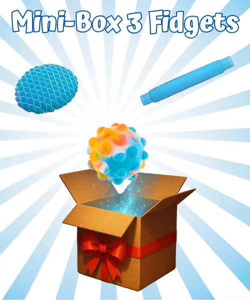Mini Box Fidgets Anti-Stress –  3 articles La bulle atypique