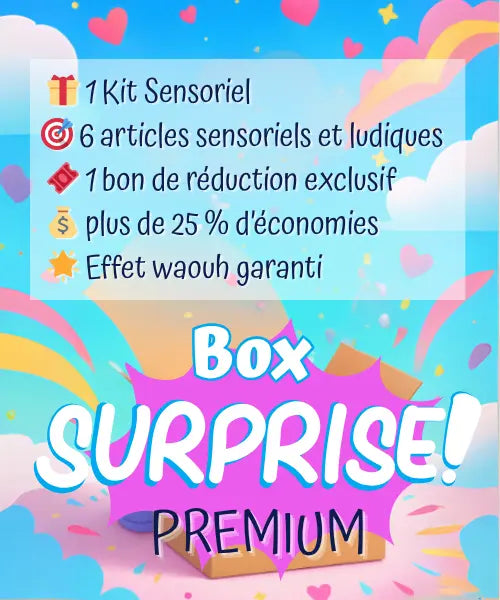 Box Sensorielle Premium avec Kit et Fidget Surprise – Édition Kit Sensoriel La bulle atypique
