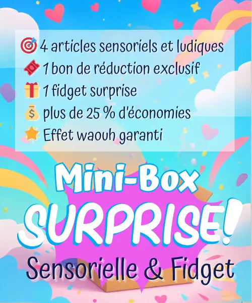 Mini Box Sensorielle et Fidget Surprise – Édition Découverte La bulle atypique
