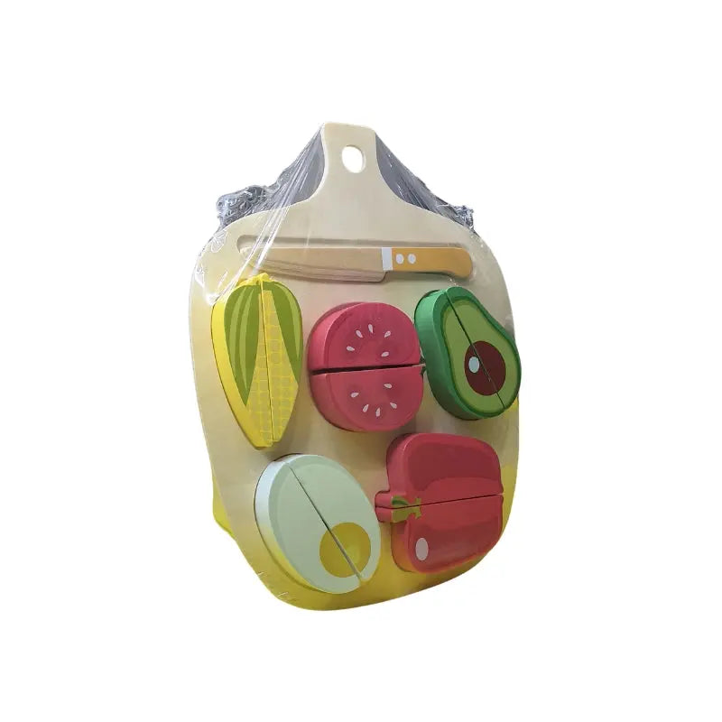 Puzzle Aliments À Découper - Maïs Tomate Avocat TSJJ