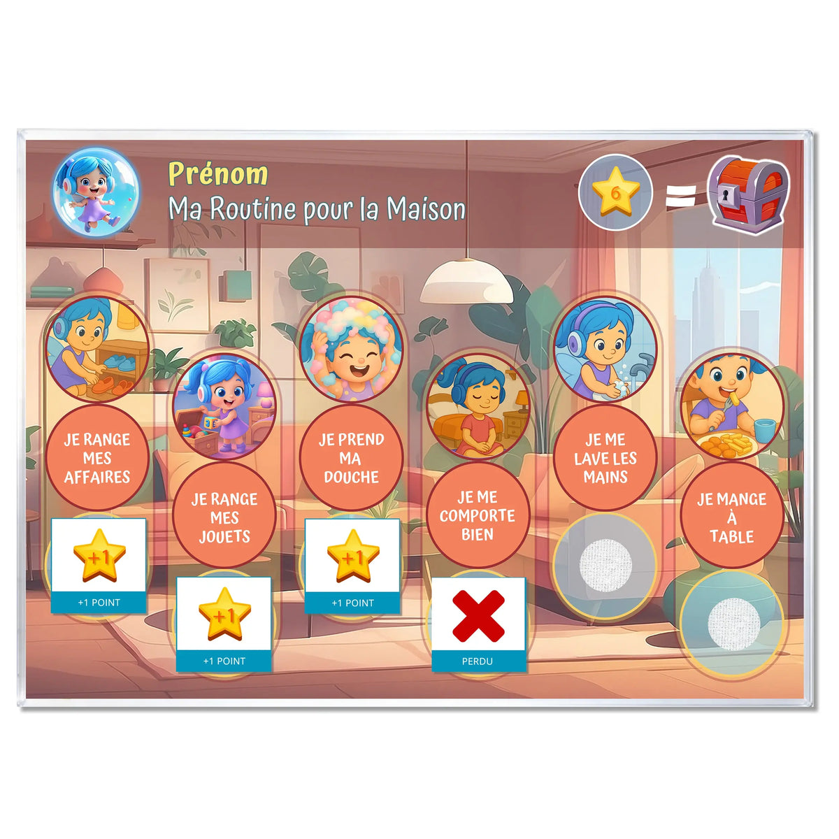 Tableau Routine Autonomie Maison Orange - 36 Pictogrammes – La bulle ...