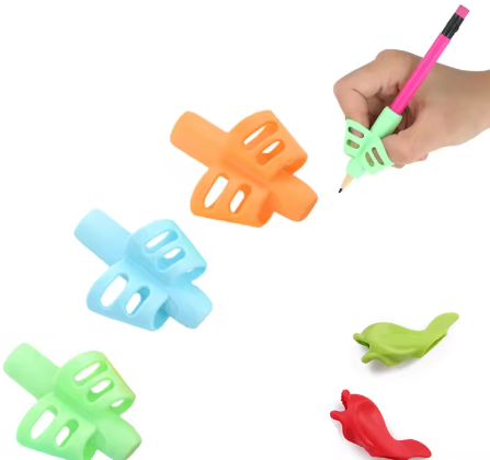 porte crayon 3 pièces pour stylo en silicone 2 doigts