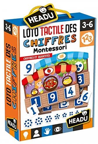 Loto Tactile des Chiffres Montessori